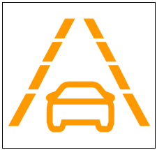 Citroen C5 Aircross Lane Departure Warning Light