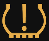 Tire pressure warning light