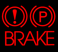 GMC Savana 2500 Brake Warning Light