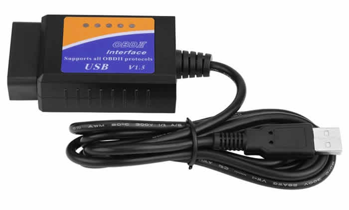 Laptop based OBD II scanner