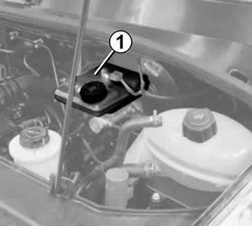 Renault Master brake fluid reservoir