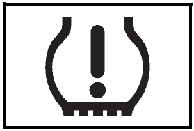 Toyota RAV4's tire pressure warning light 