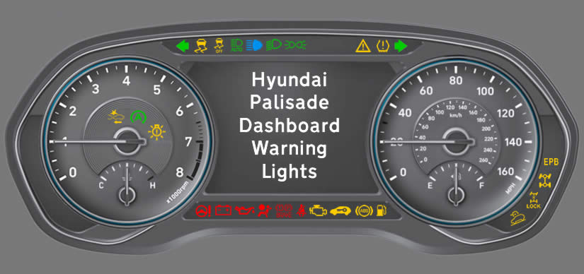 Hyundai Palisade Dashboard Warning Lights
