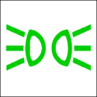 Exterior Lights Dashboard Symbol