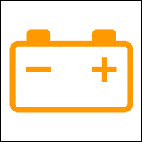 Yellow Battery Dashboard Warning Light
