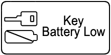 Nissan Maxima Key Battery Low Warning Light
