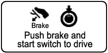 Nissan Maxima Push Brake and Start Switch to Drive Warning Light