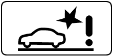 Nissan Maxima Rear Automatic Braking (RAB) Warning Light