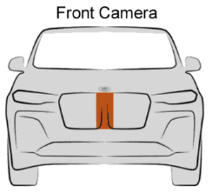 BMW X1 front camera location