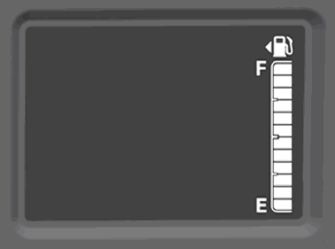 Hyundai Santro Remaining Fuel Gauge