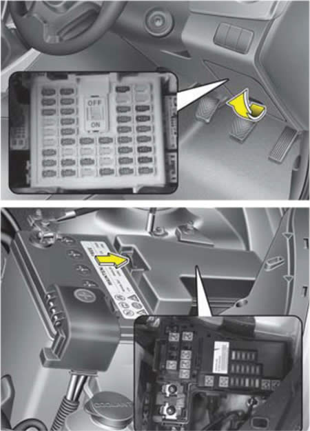 Hyundai i10 fuse box location