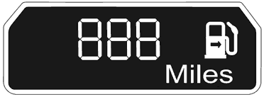 MG3 fuel Range Display