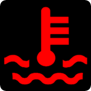 Jaguar XE Engine Temperature Warning Light